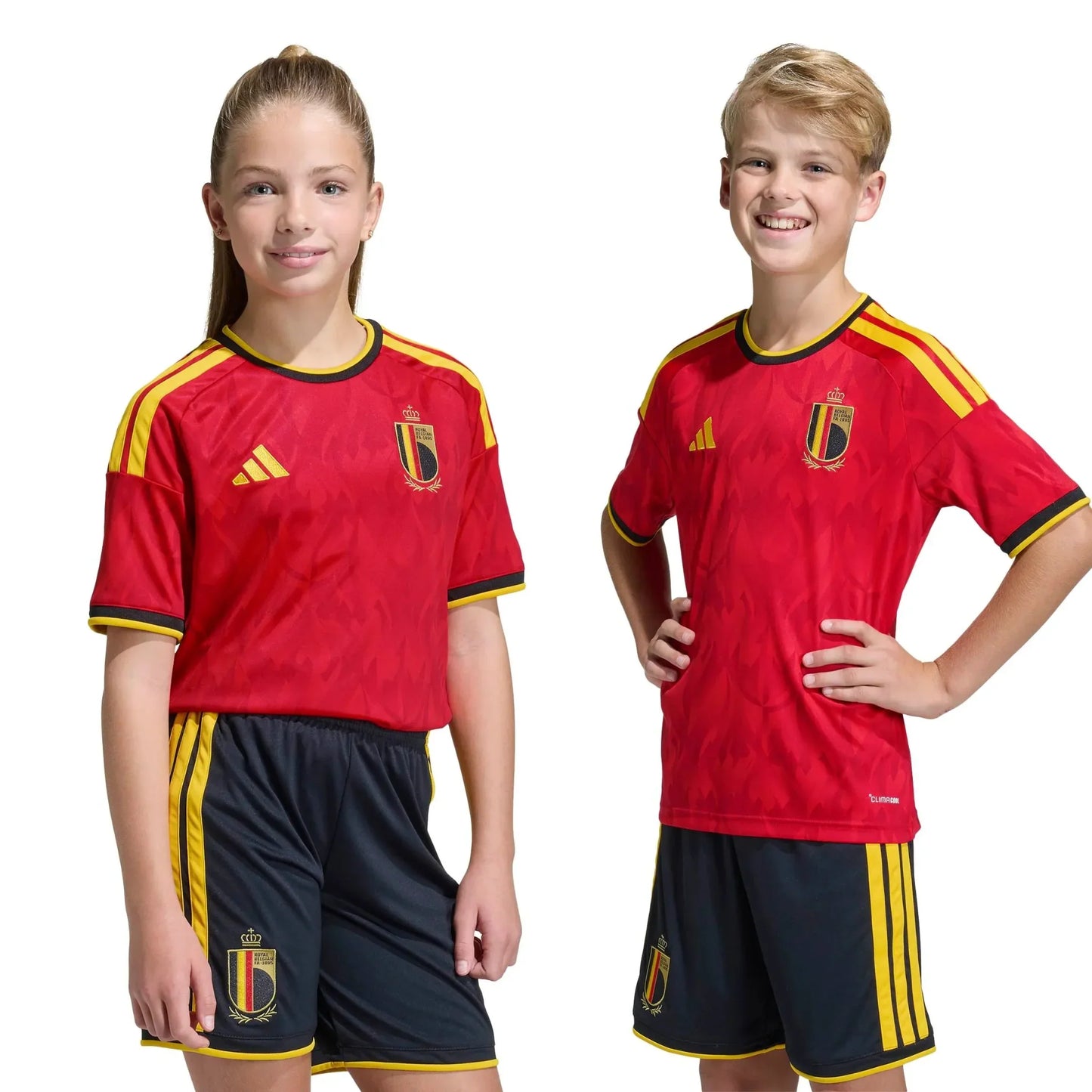 adidas 2026 Belgium Youth Stadium Home Soccer Jersey