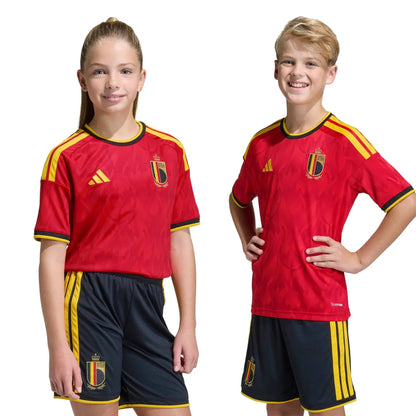 adidas 2026 Belgium Youth Stadium Home Soccer Jersey