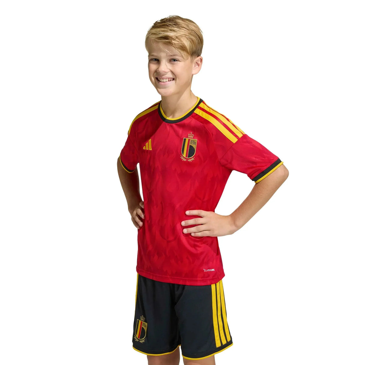 adidas 2026 Belgium Youth Stadium Home Soccer Jersey