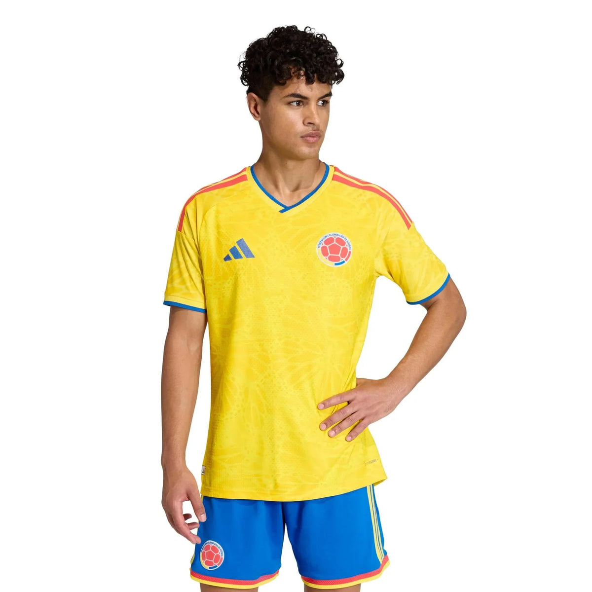 adidas 2026 Colombia Men's Authentic Home Soccer Jersey