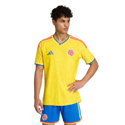 adidas 2026 Colombia Men's Authentic Home Soccer Jersey