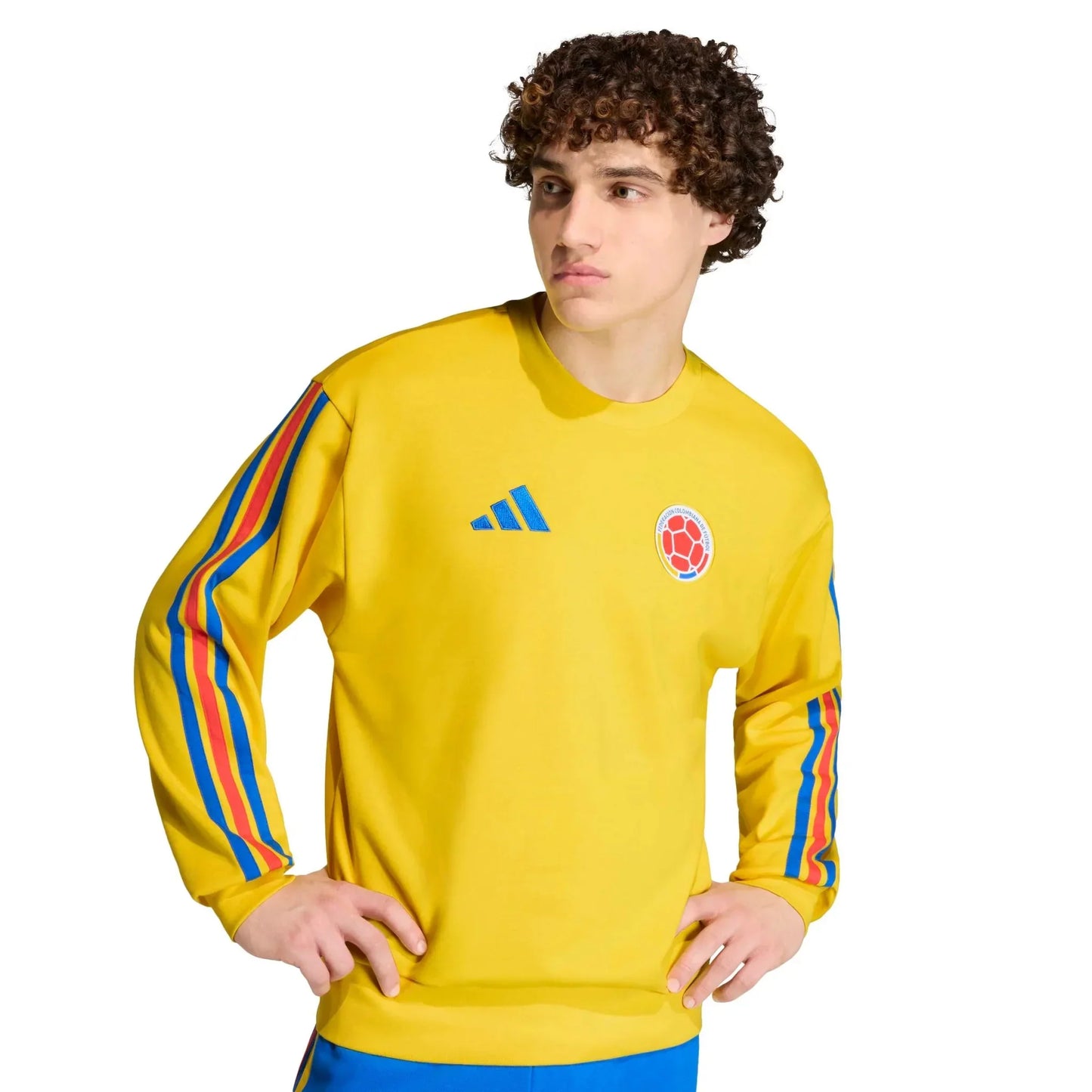 adidas 2026 Colombia Men's DNA Crew Sweatshirt