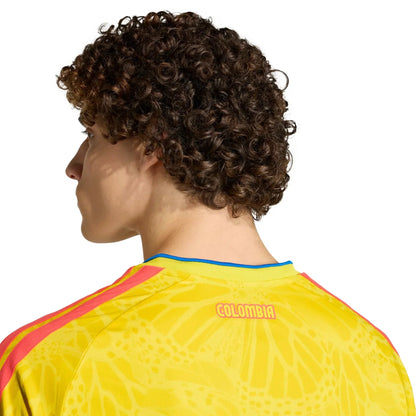 adidas 2026 Colombia Men's Stadium Home Soccer Jersey