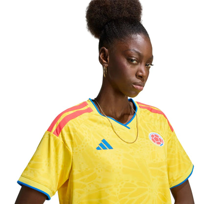 adidas 2026 Colombia Women's Stadium Home Soccer Jersey