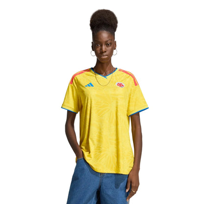 adidas 2026 Colombia Women's Stadium Home Soccer Jersey