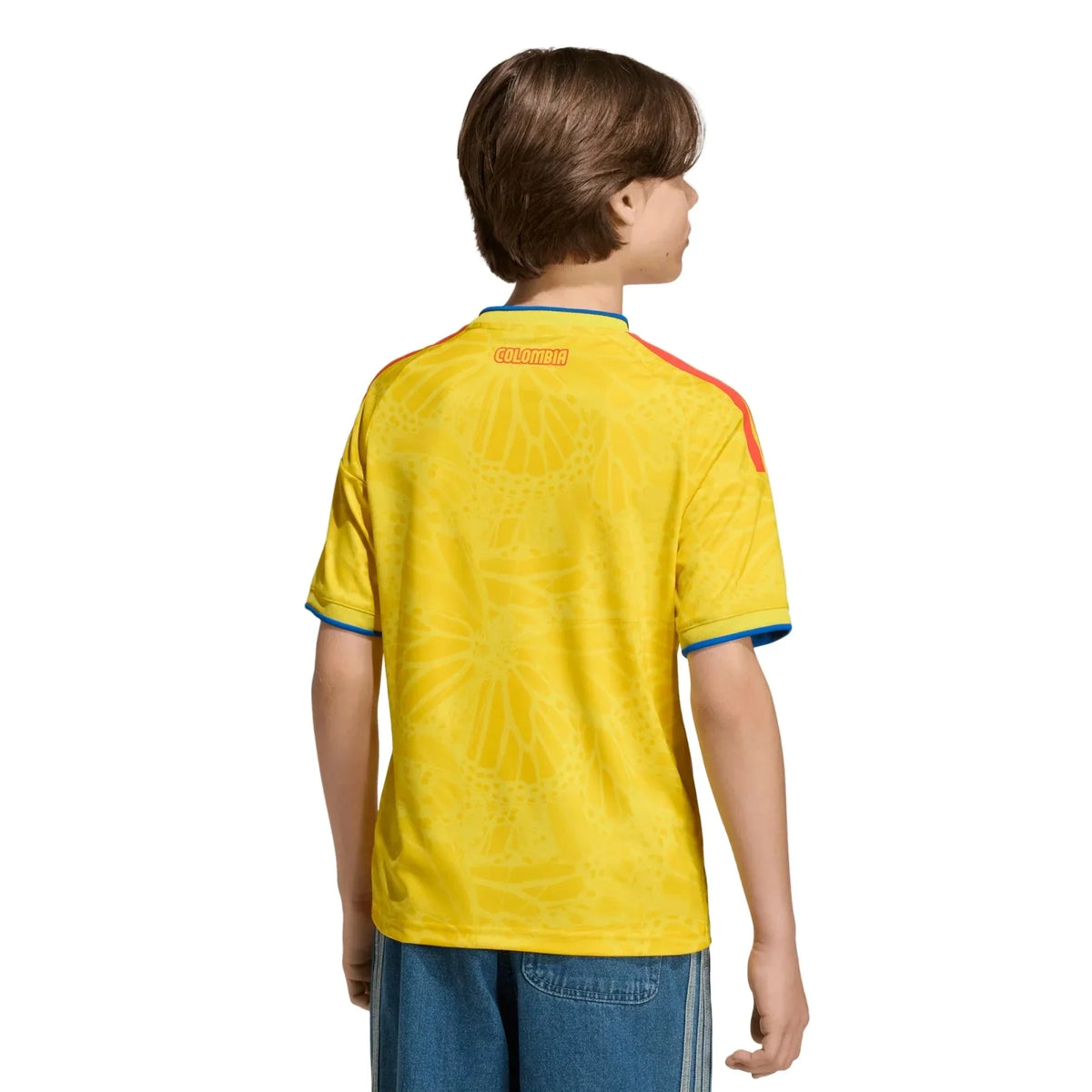 adidas 2026 Colombia Youth Stadium Home Soccer Jersey