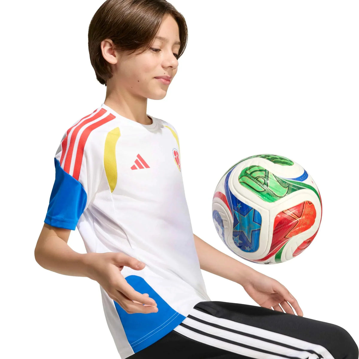 adidas 2026 Colombia Youth Training Soccer Jersey