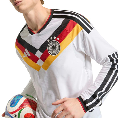 adidas 2026 Germany Men's Authentic Home Long-Sleeve Soccer Jersey