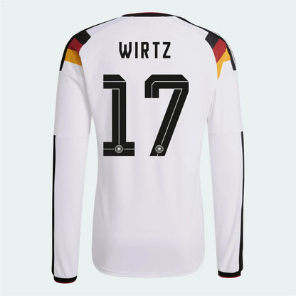 adidas 2026 Germany Men's Authentic Home Long-Sleeve Soccer Jersey