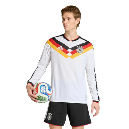 adidas 2026 Germany Men's Authentic Home Long-Sleeve Soccer Jersey