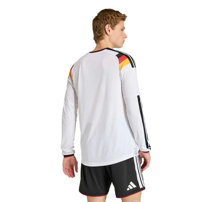 adidas 2026 Germany Men's Authentic Home Long-Sleeve Soccer Jersey