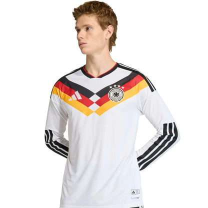 adidas 2026 Germany Men's Authentic Home Long-Sleeve Soccer Jersey