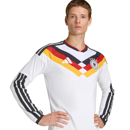 adidas 2026 Germany Men's Stadium Home Long-Sleeve Soccer Jersey