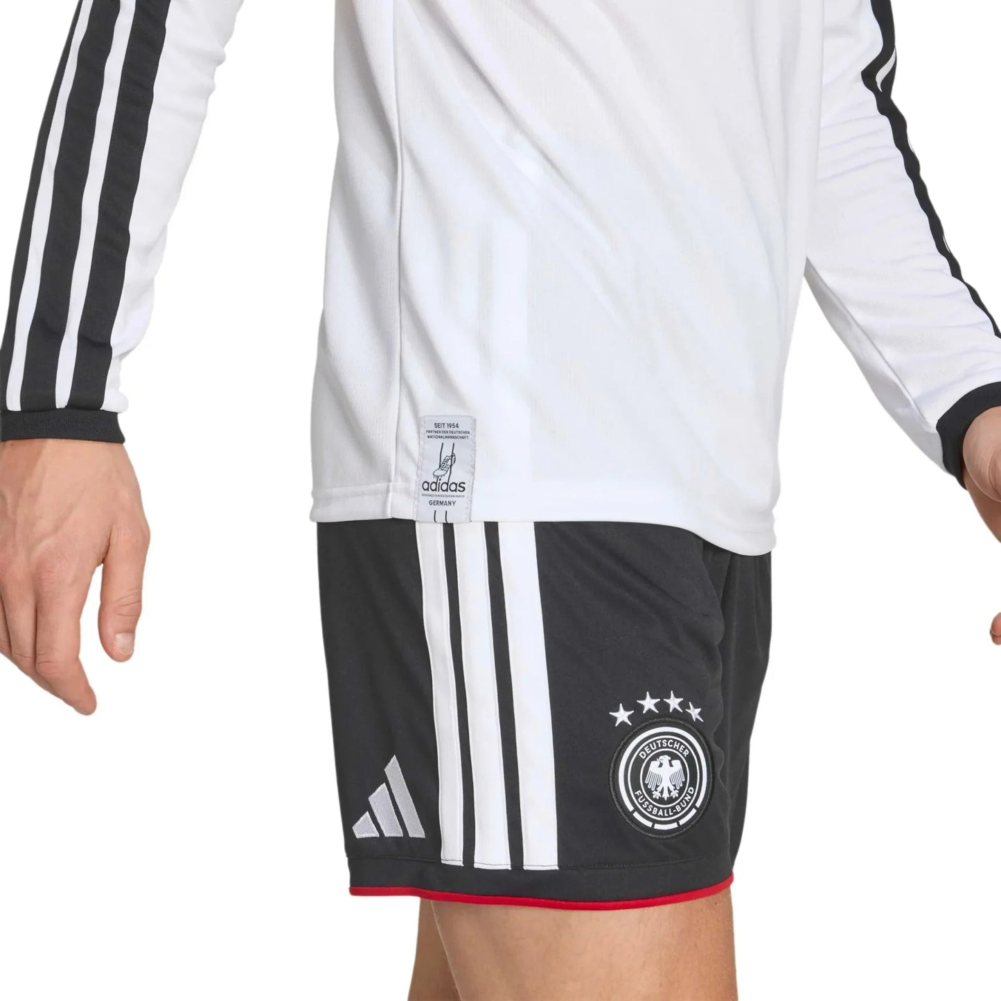 adidas 2026 Germany Men's Stadium Home Long-Sleeve Soccer Jersey