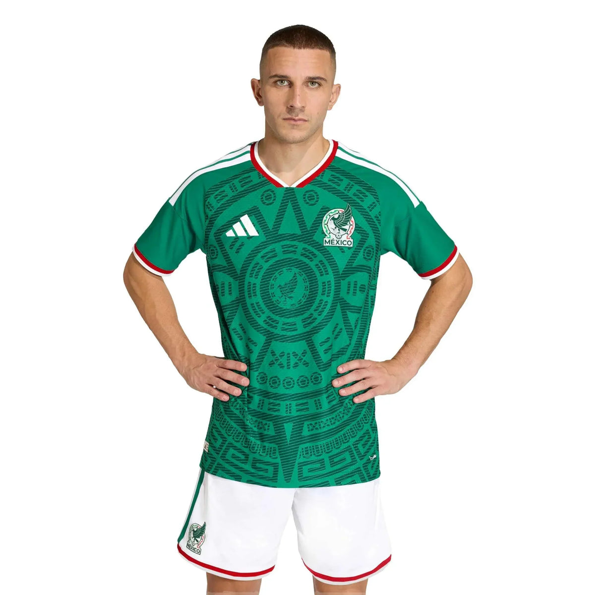 adidas 2026 Mexico Men's Authentic Home Soccer Jersey