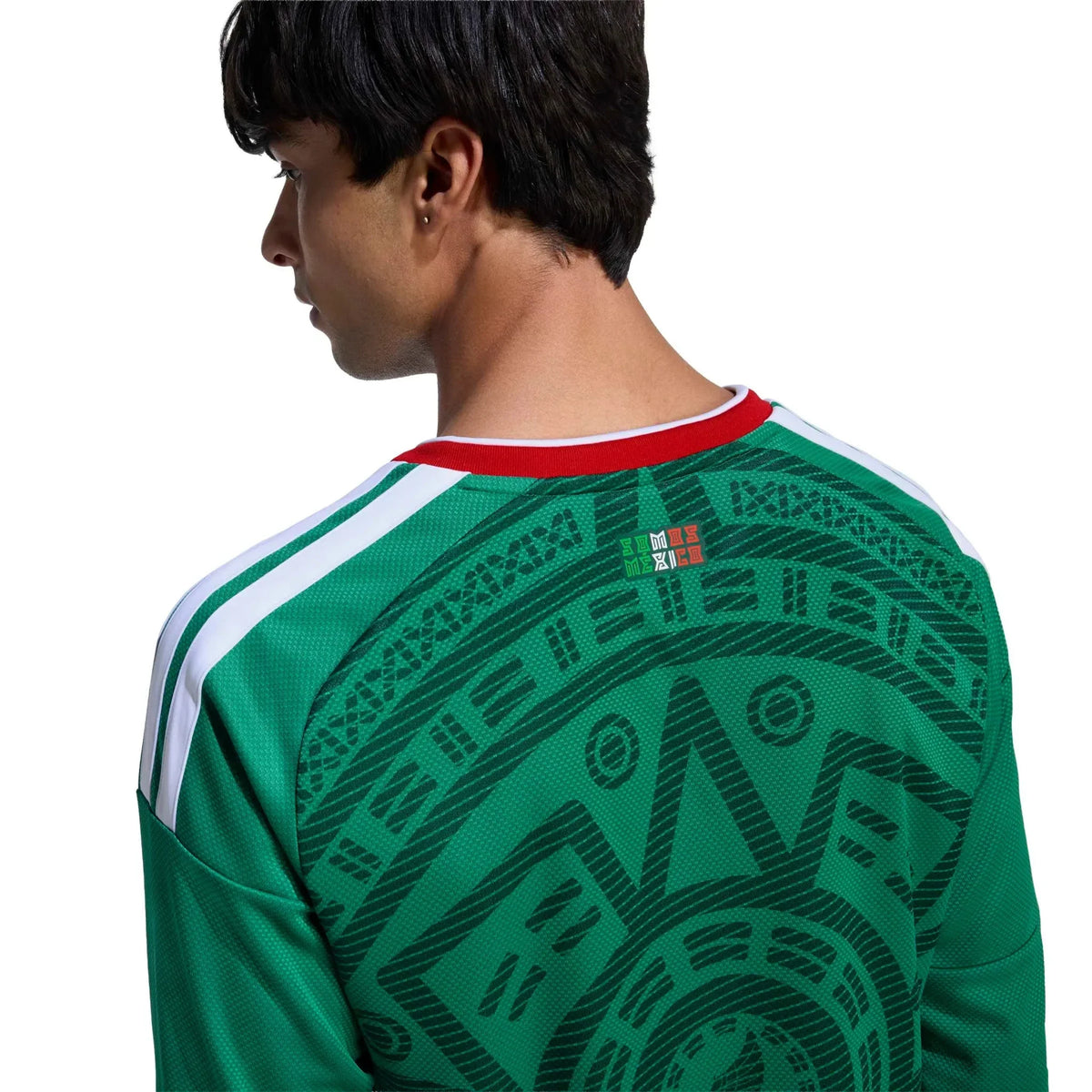 adidas 2026 Mexico Men's Stadium Home Long-Sleeve Soccer Jersey