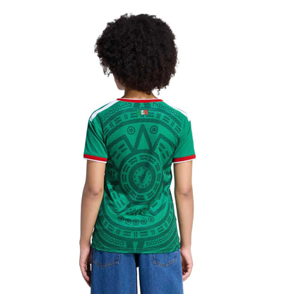 adidas 2026 Mexico Women's Stadium Home Soccer Jersey