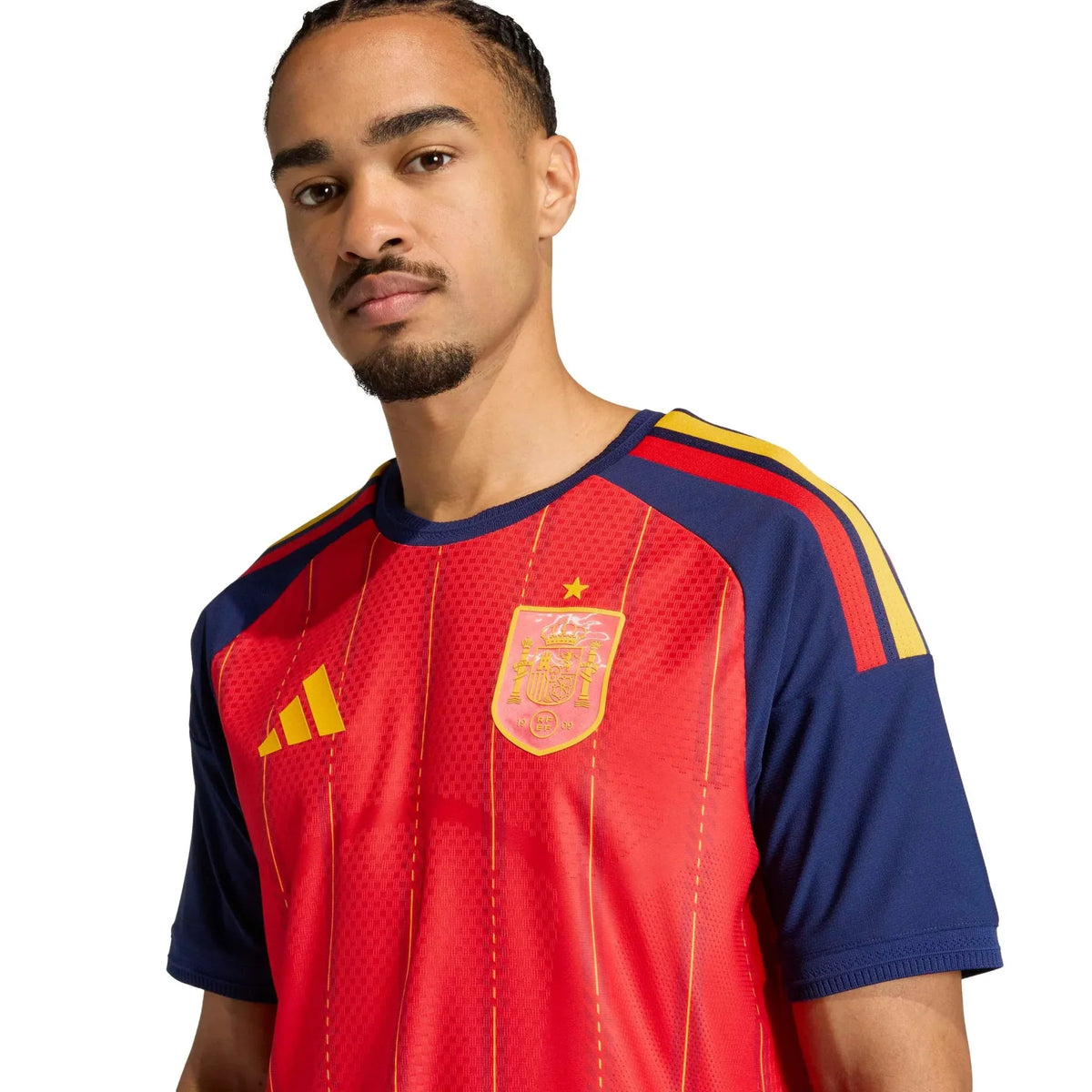 adidas 2026 Spain Men's Authentic Home Soccer Jersey