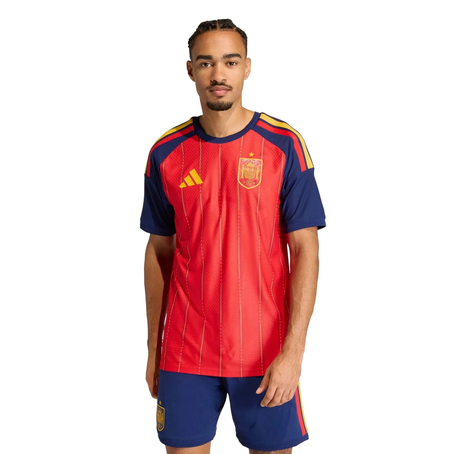 adidas 2026 Spain Men's Authentic Home Soccer Jersey