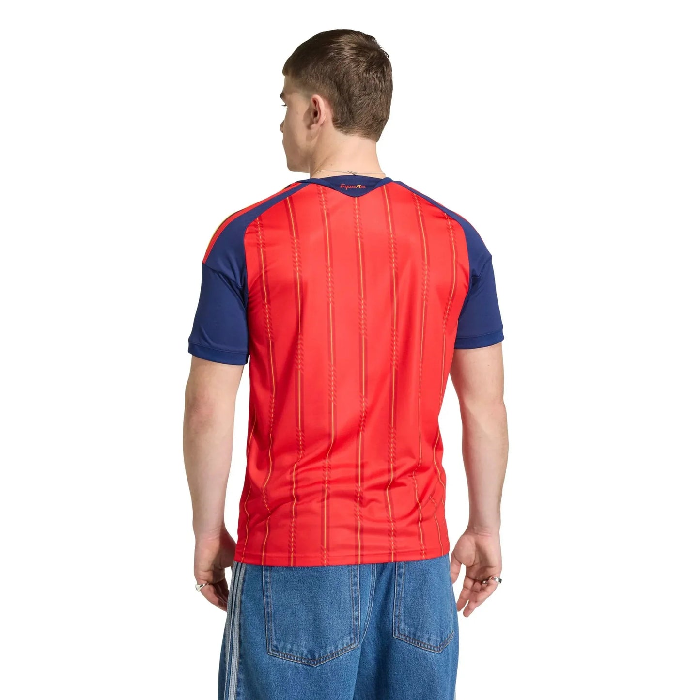 adidas 2026 Spain Men's Stadium Home Soccer Jersey