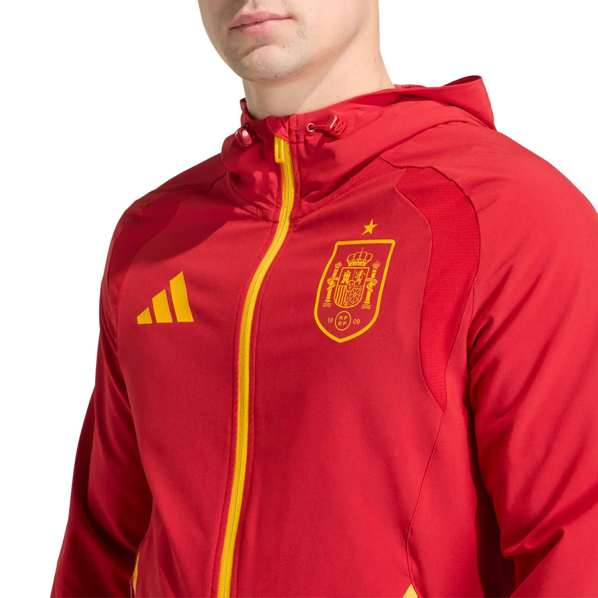 adidas 2026 Spain Men's Tiro Travel Full Zip Windbreaker