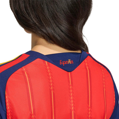 adidas 2026 Spain Women's Stadium Home Cropped Soccer Jersey