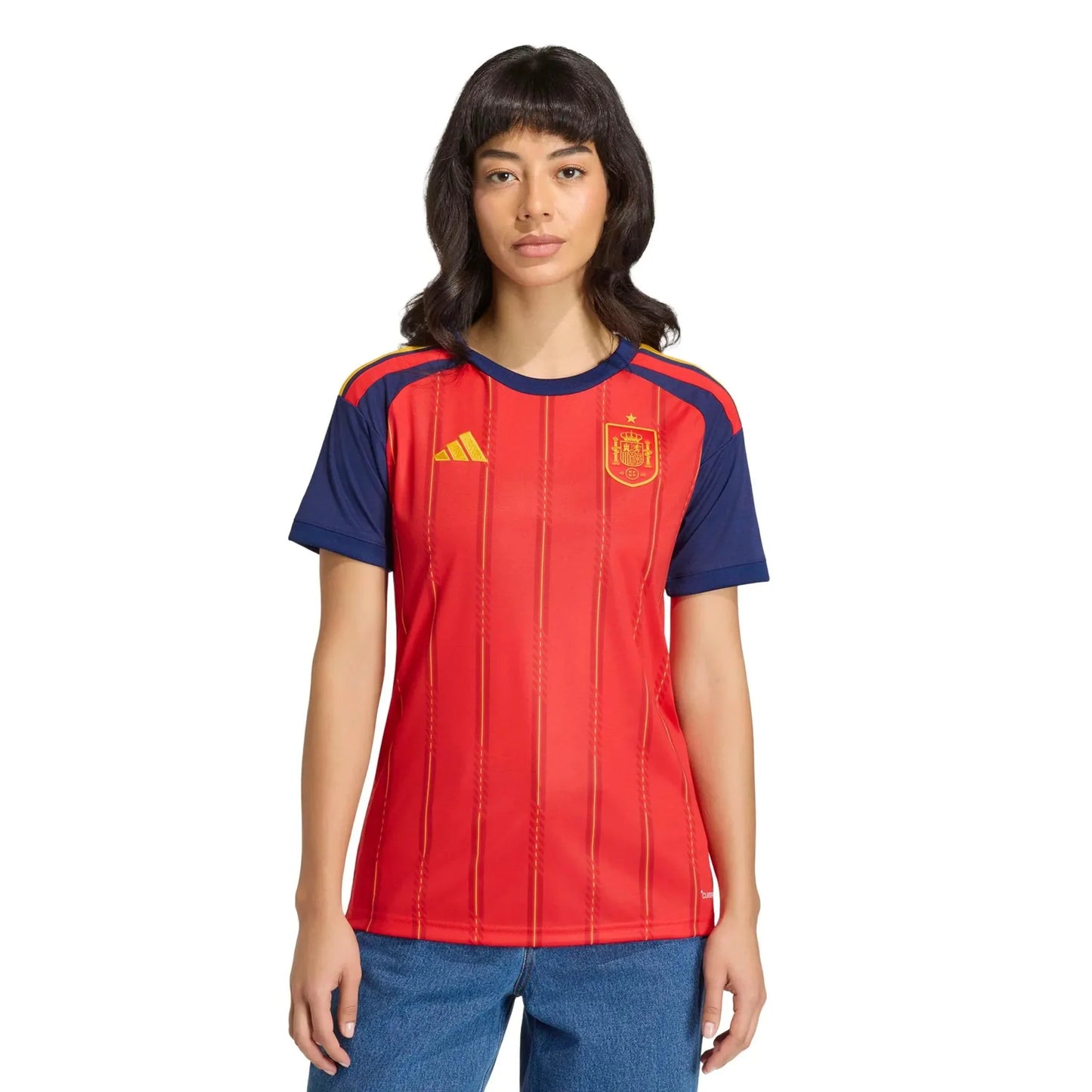 adidas 2026 Spain Women's Stadium Home Soccer Jersey