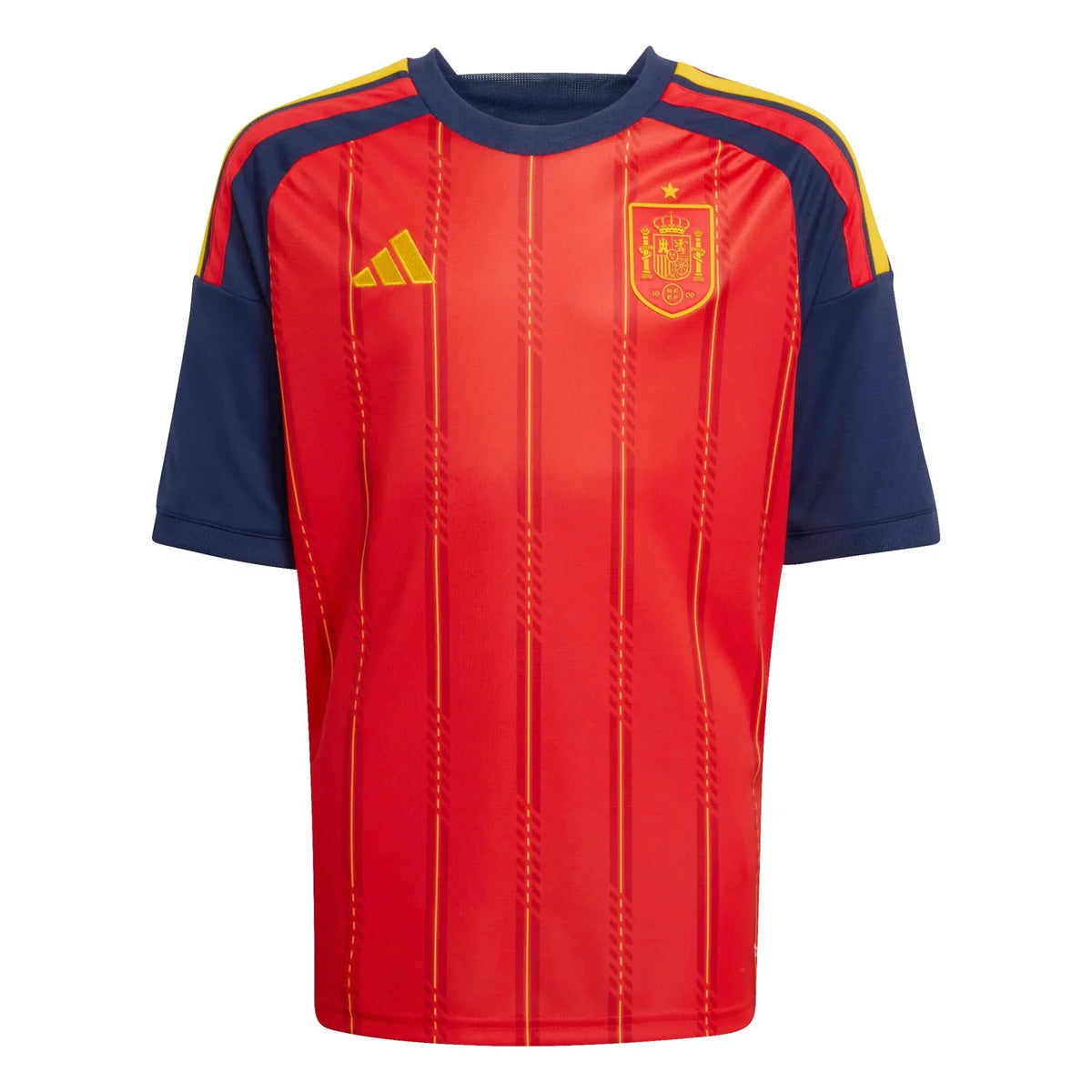 adidas 2026 Spain Youth Stadium Home Soccer Jersey