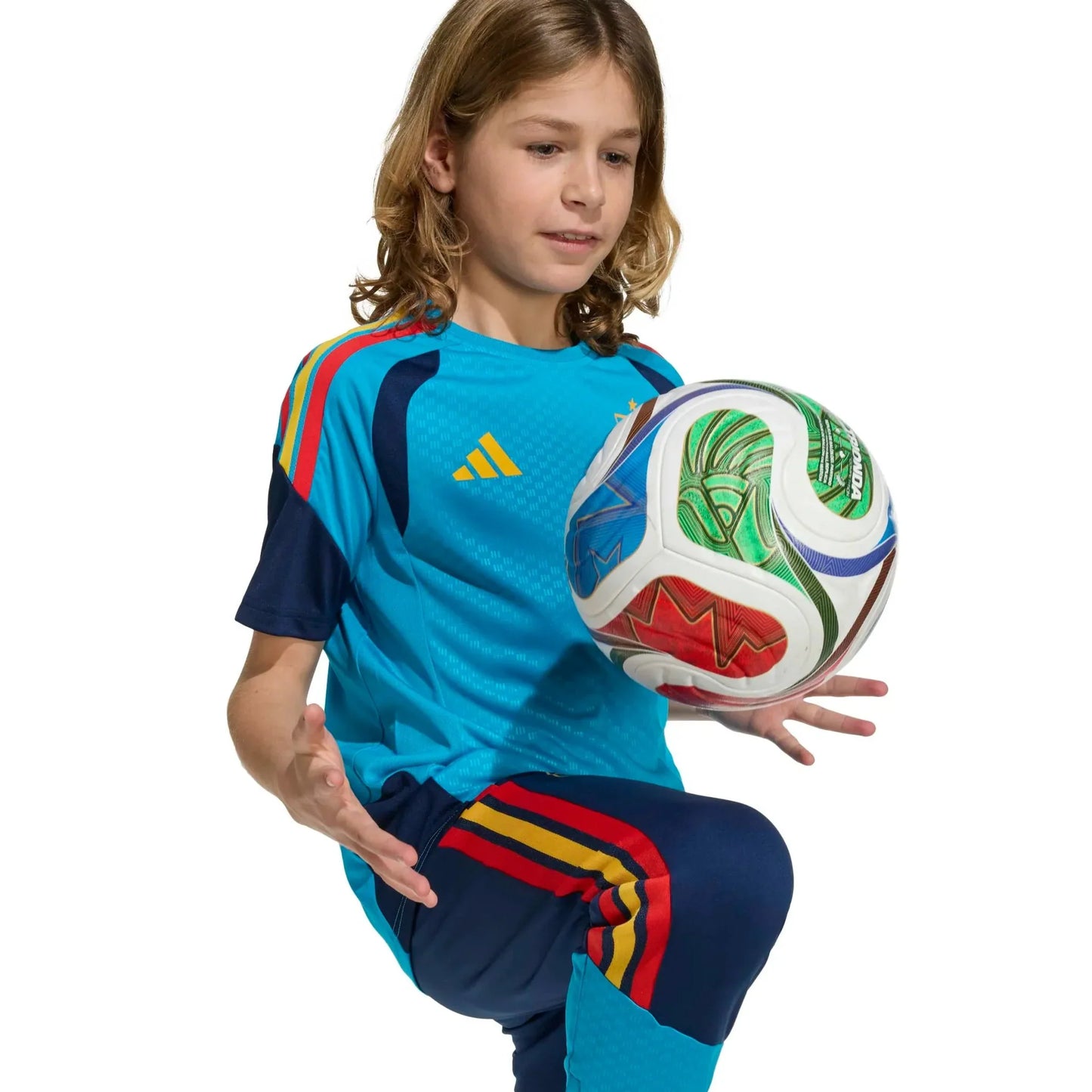 adidas 2026 Spain Youth Tiro Training Soccer Jersey