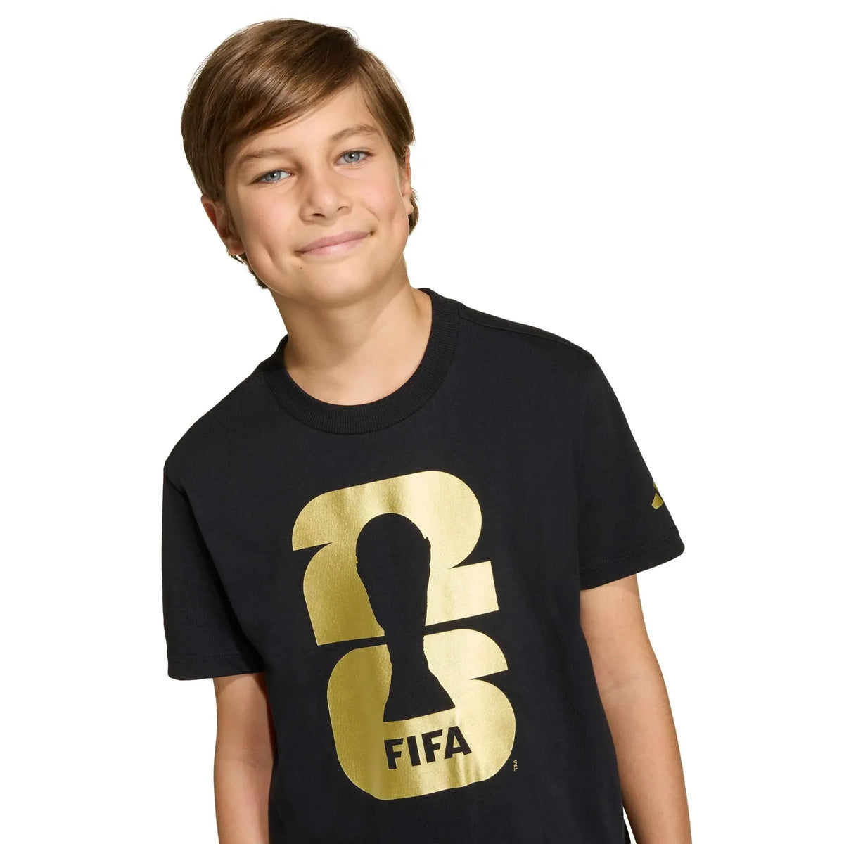 adidas 2026 World Cup Youth Official Emblem Tee