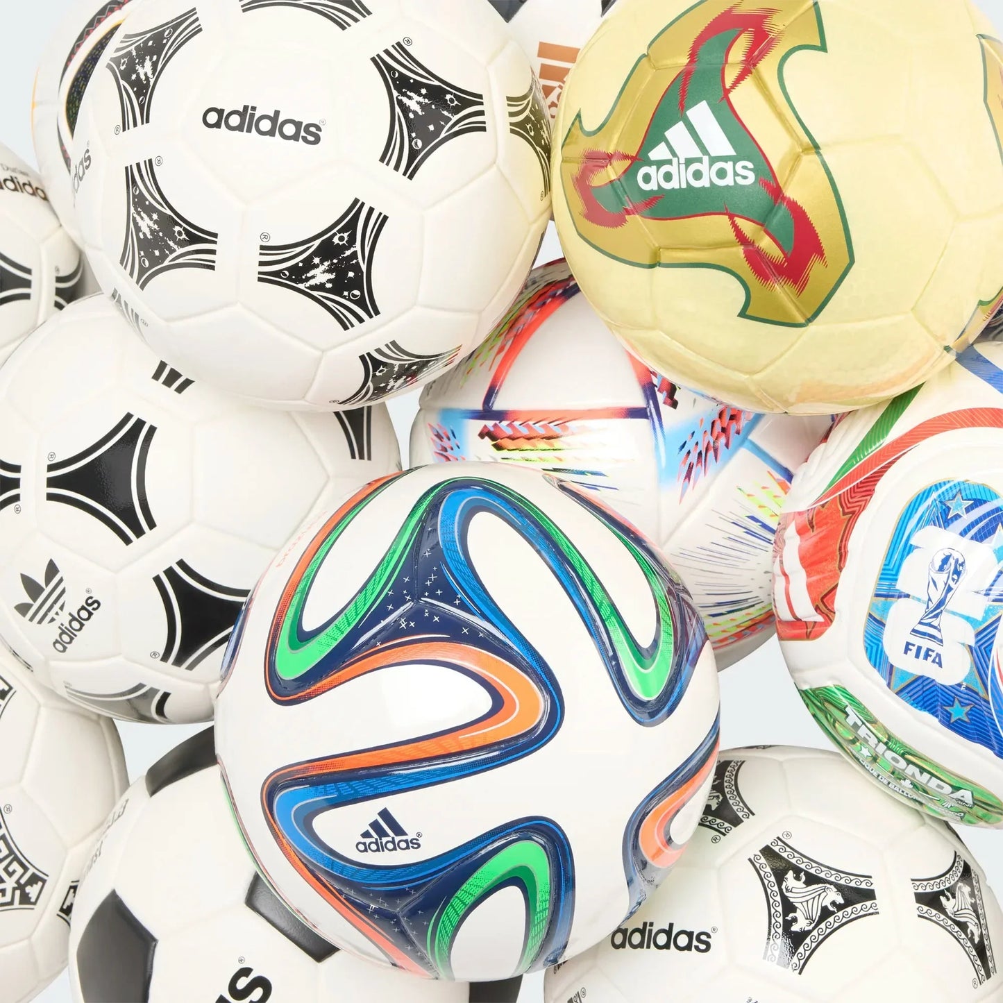 adidas World Cup Historical Mini Ball Set