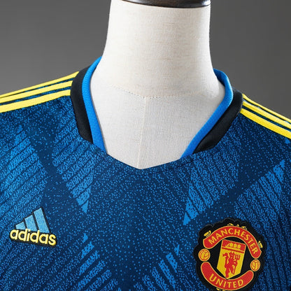 Manchester United Third Jersey 2021-22 Retro Football Kit Soccer Shirt