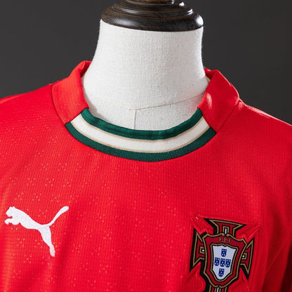 Kids Portugal Jersey 25/26 Home Football Kit