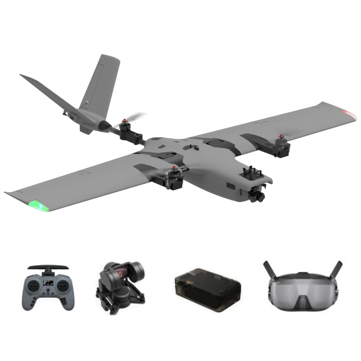 AFModel ROCWING VTOL FPV Airplane 3-Axis Stabilized Fixed-Wing UAV RC Aircraft