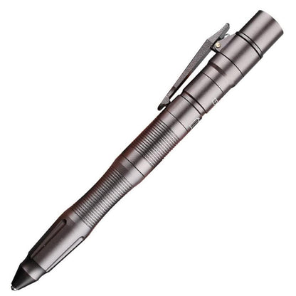 Aluminum Flashlight Tactical Pen – Tungsten Tip USB Rechargeable TSA Approved