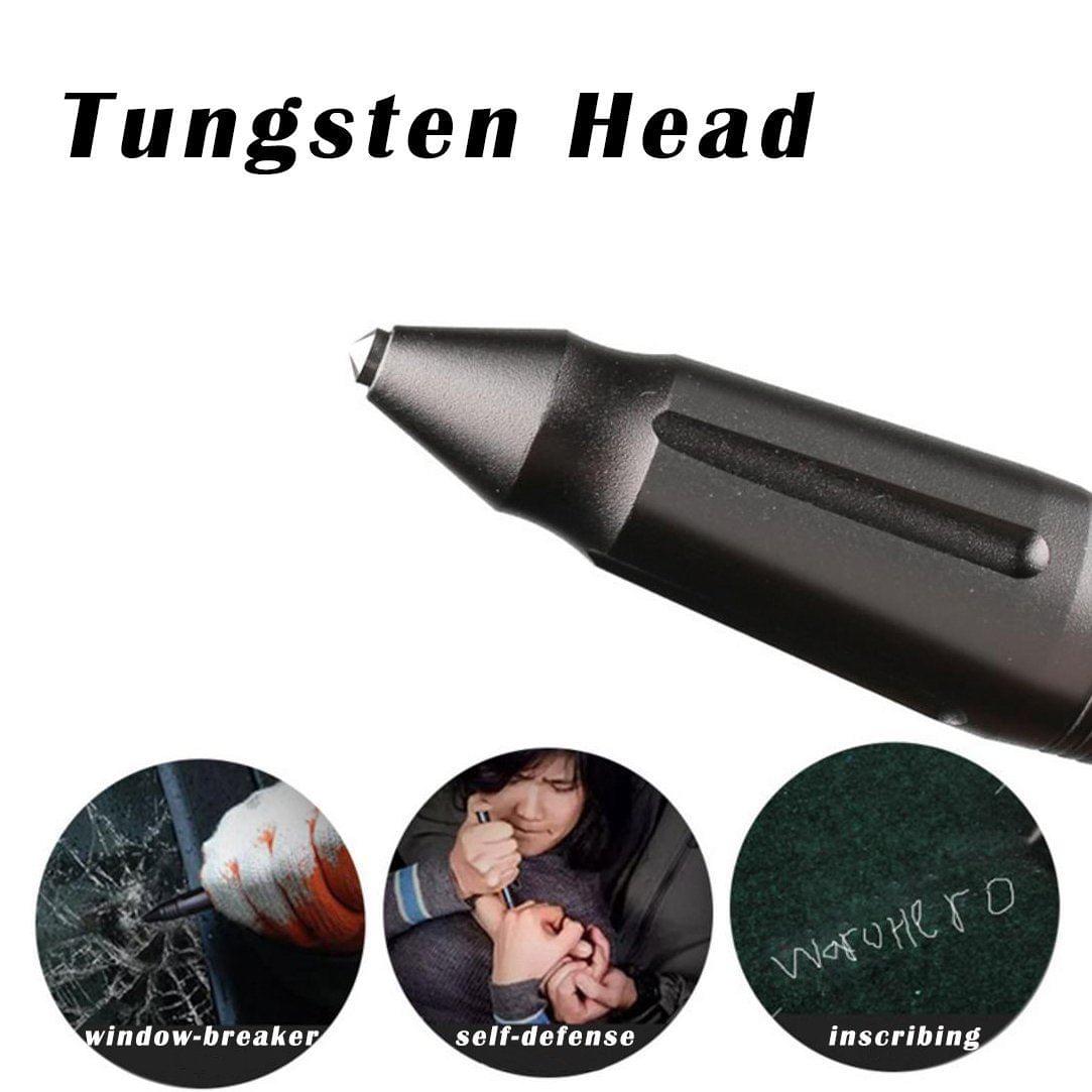 Aluminum Flashlight Tactical Pen – Tungsten Tip USB Rechargeable TSA Approved