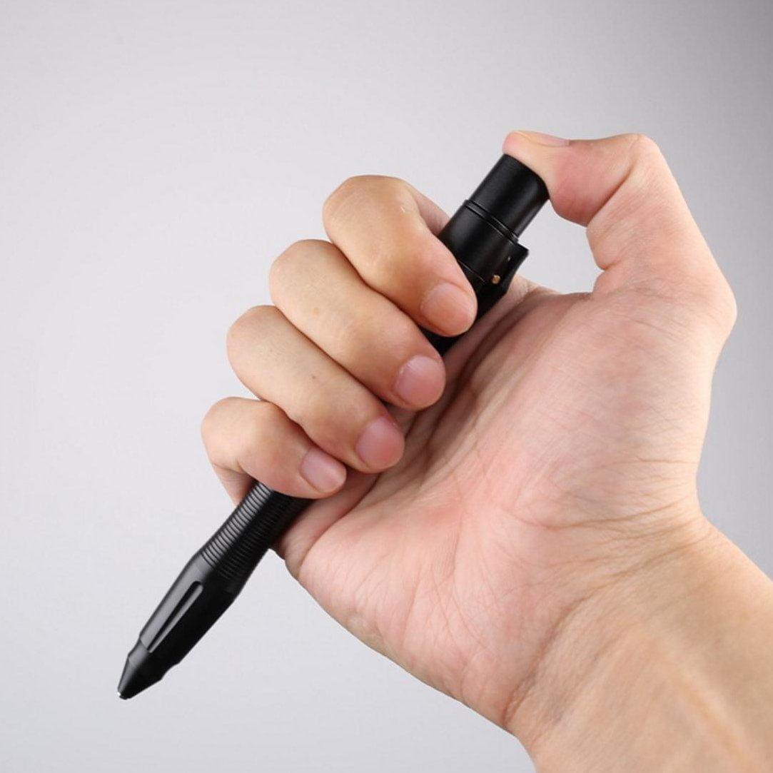 Aluminum Flashlight Tactical Pen – Tungsten Tip USB Rechargeable TSA Approved