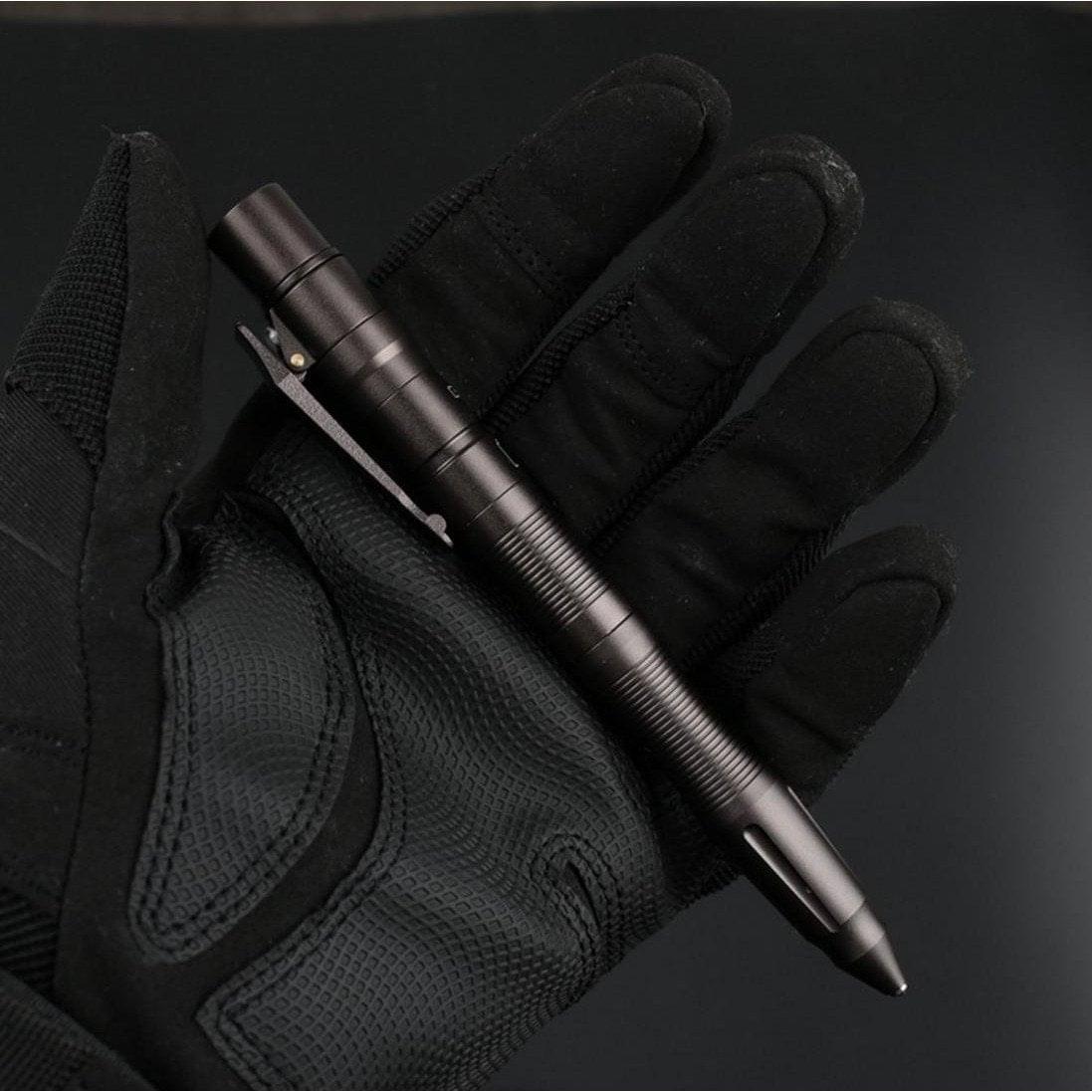 Aluminum Flashlight Tactical Pen – Tungsten Tip USB Rechargeable TSA Approved