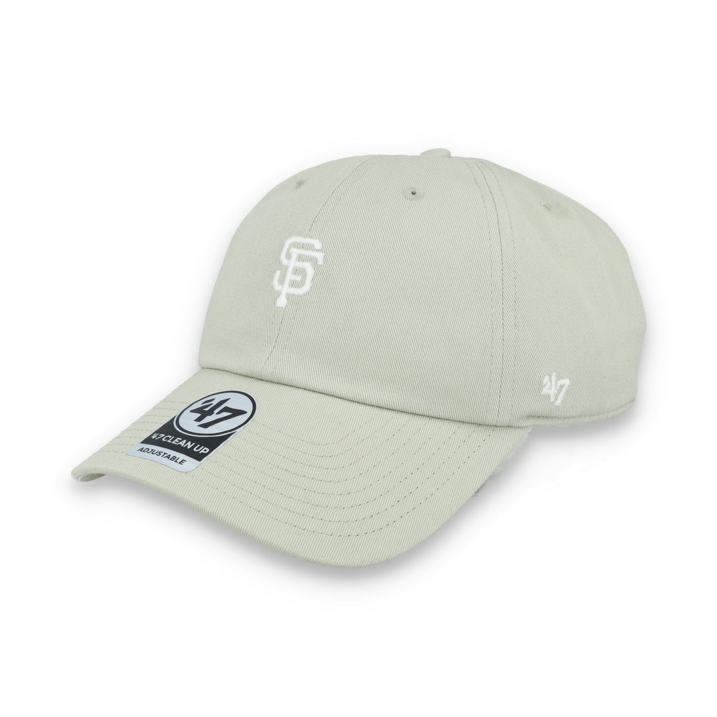 '47 Brand San Francisco Giants Foundation Clean Up Adjustable Hat- System Grey