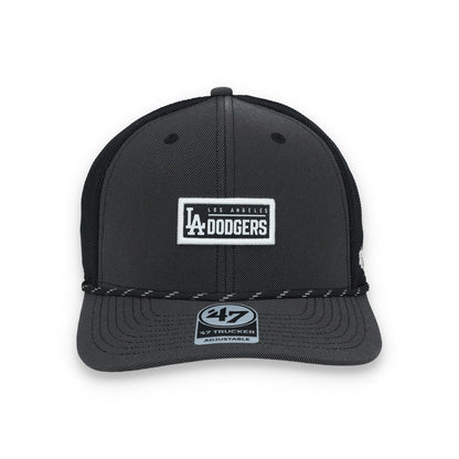 '47 Brand Los Angeles Dodgers Rumble Rope Trucker Adjustable Snapback Hat