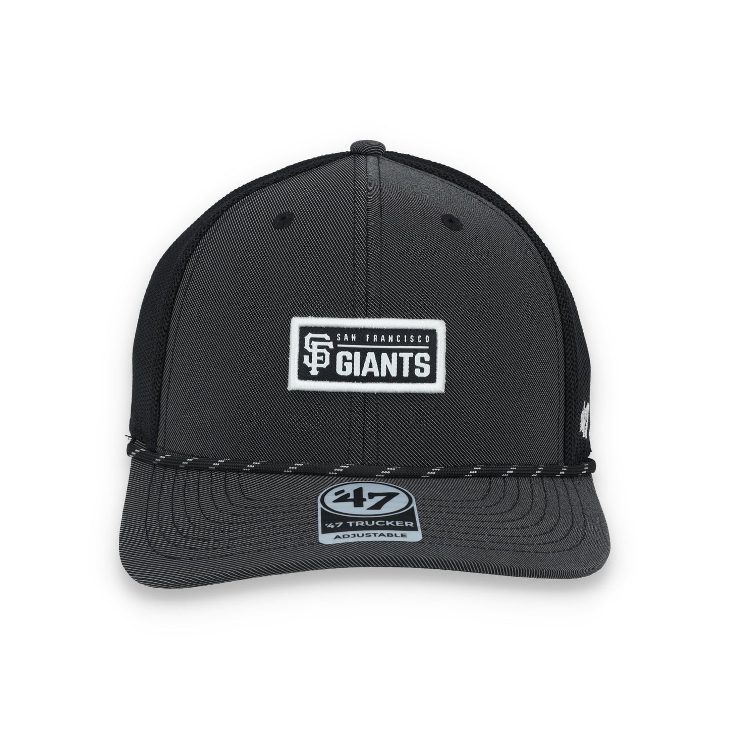 '47 Brand San Francisco Giants Rumble Rope Trucker Adjustable Snapback Hat