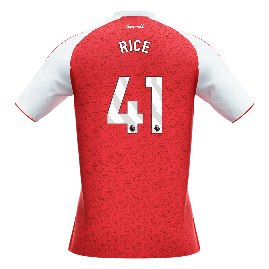 RICE #41 Mens Arsenal Home Jersey 2025/26 [PREMIUM]