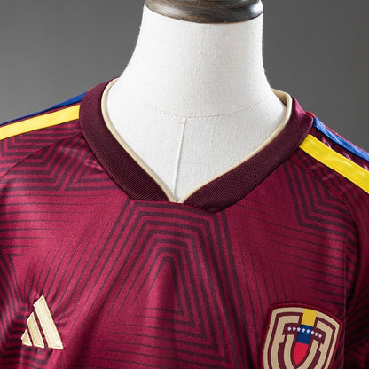 Kids Venezuela Home Jersey 2026 Football Kit Soccer Jersey