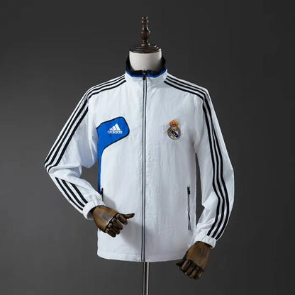 Real Madrid Windbreaker 2025/26 White Football Kit