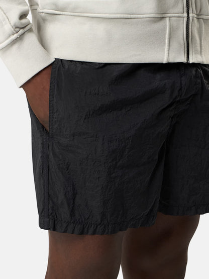 Stone Island Nylon Metal Slim-Fit Swim Shorts in Black