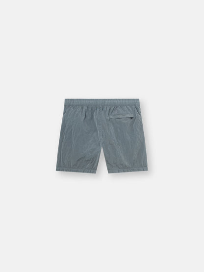 Stone Island Nylon Metal Mid-Length Swim Shorts in Ash Grey