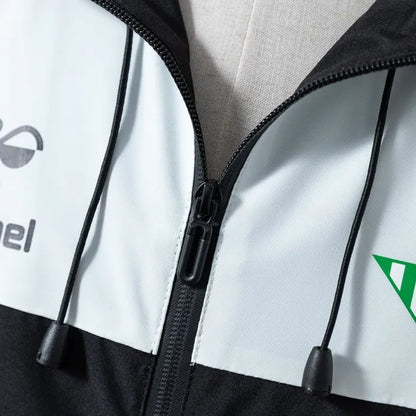 Real Betis Windbreaker 2025/26 Black White Football Kit
