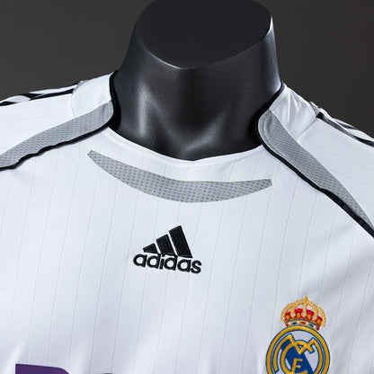 Real Madrid Jersey 2006-07 Home Retro Football Kit Player Version
