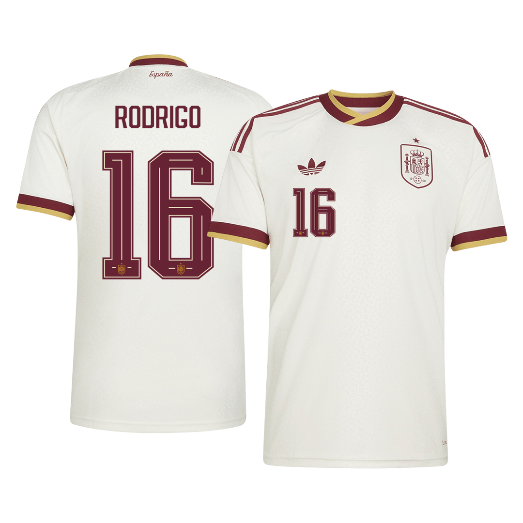 RODRIGO #16 Mens Spain World Cup Away Jersey 2026