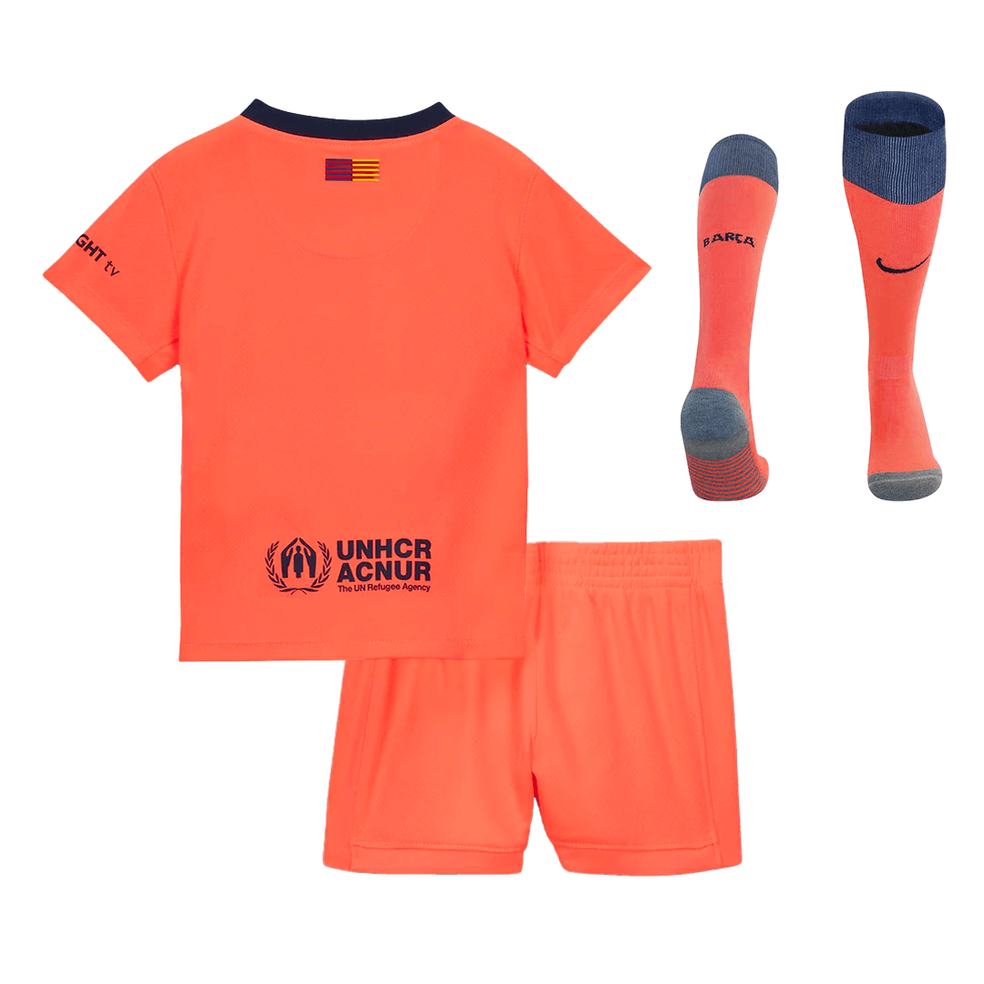 Kids Barcelona Third Full Kit 2025/26